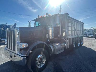 Peterbilt 389 Tri Axle Dump Truck - Cummins 450HP, 13 Speed Ultrashift Plus Amt