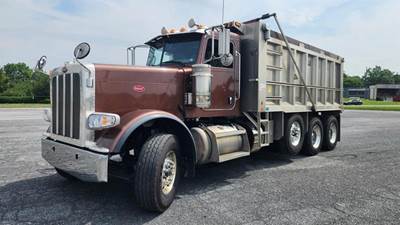Peterbilt 389 Tri Axle Dump Truck - Cummins 450HP, 13 Speed Amt