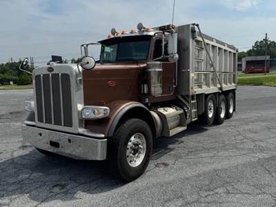 Peterbilt 389 Tri Axle Dump Truck - Cummins 450HP, 13 Speed Manual