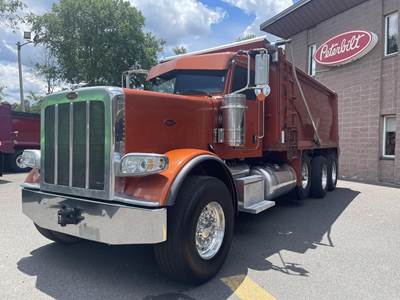 Peterbilt 389 Tri Axle Dump Truck - Paccar 455HP, 8Ll Manual