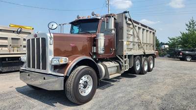 Peterbilt 389 Tri Axle Dump Truck - Cummins 450HP, 13 Speed Ultrashift Plus Amt