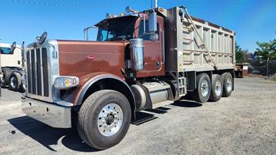 Peterbilt 389 Tri Axle Dump Truck - Cummins 450HP, 13 Speed Amt