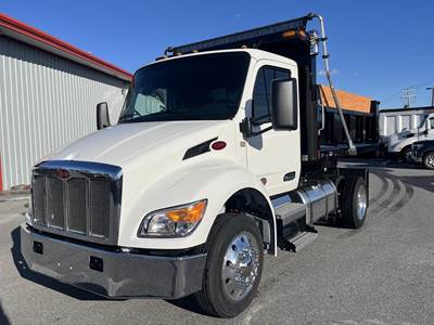 Peterbilt 536 Single Axle Dump Truck - Paccar 325HP, 6 Speed Allison Rds Automatic