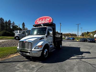 Peterbilt 537 Single Axle Dump Truck - Paccar 330HP, 8 Speed Automatic