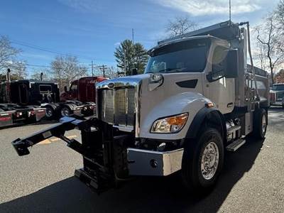 Peterbilt 548 Single Axle Dump Truck - Paccar 300HP, 6 Speed Allison Rds Automatic