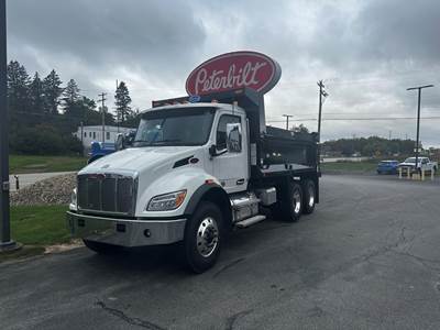 Peterbilt 548 Dump Truck - Paccar 360HP, 6 Speed Allison Rds Automatic, 15' Dump