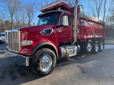 Peterbilt 567 Tri Axle Dump Truck - Cummins 500HP, 8Ll Manual