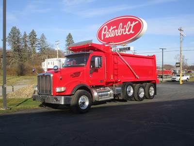 Peterbilt 567 Tri Axle Dump Truck - Cummins 500HP, 8Ll Manual, 17.5' Dump