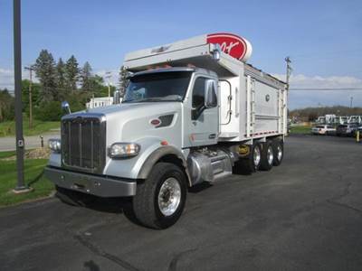 Peterbilt 567 Tri Axle Dump Truck - Paccar 455HP, 8Ll Manual, 19.5' Dump