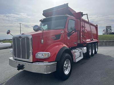 Peterbilt 567 Tri Axle Dump Truck - Cummins 500HP, 8Ll Manual, 17.5' Dump