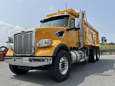 Peterbilt 567 Dump Truck - Cummins 525HP, 6 Speed Allison Rds Automatic, 17.5' Dump