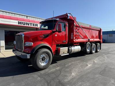 Peterbilt 567 Tri Axle Dump Truck - Cummins 565HP, 18 Speed Endurant Amt