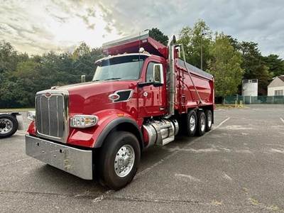 Peterbilt 567 Tri Axle Dump Truck - Cummins 565HP, 18 Speed Endurant Amt