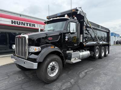 Peterbilt 567 Tri Axle Dump Truck - Cummins 500HP, 18 Speed Endurant Amt