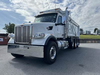Peterbilt 567 Tri Axle Dump Truck - Cummins 525HP, 18 Speed Endurant Amt, 18' Dump