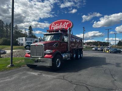 Peterbilt 567 Tri Axle Dump Truck - Cummins 565HP, 18 Speed Mdrive Hd Manual, 18' Dump
