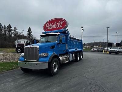 Peterbilt 567 Tri Axle Dump Truck - Cummins 500HP, 18 Speed Manual, 18' Dump