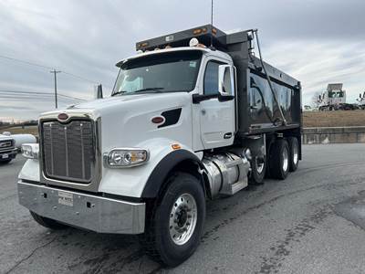 Peterbilt 567 Tri Axle Dump Truck - Paccar 510HP, 6 Speed Allison Rds Automatic, 17.5' Dump