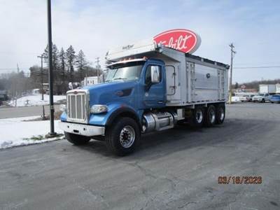 Peterbilt 567 Tri Axle Dump Truck - Paccar 455HP, 8Ll Manual, 19.5' Dump