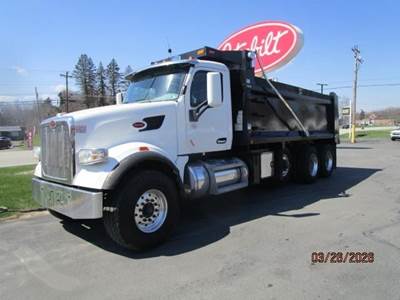 Peterbilt 567 Tri Axle Dump Truck - Cummins 505HP, 6 Speed Allison Rds Automatic, 19' Dump