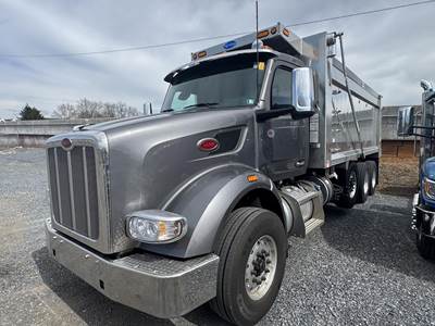 Peterbilt 567 Tri Axle Dump Truck - Cummins 565HP, 18 Speed Ultrashift Plus Amt