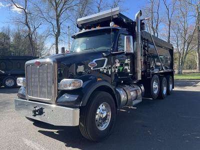 Peterbilt 567 Tri Axle Dump Truck - Cummins 565HP, 6 Speed Allison Rds Automatic