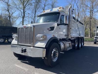Peterbilt 567 Tri Axle Dump Truck - Cummins 565HP, 6 Speed Allison Rds Automatic