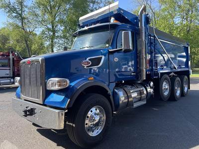Peterbilt 567 Tri Axle Dump Truck - Cummins 565HP, 6 Speed Allison Rds Automatic