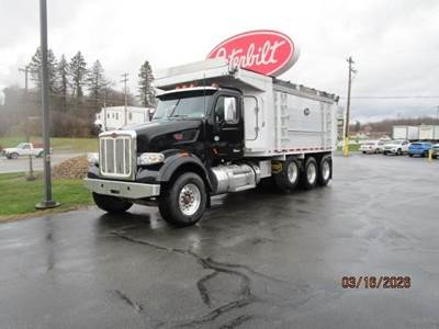 Peterbilt 567 Tri Axle Dump Truck - Paccar 455HP, 8Ll Manual, 19.5' Dump