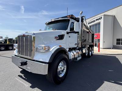 Peterbilt 567 Tri Axle Dump Truck - Cummins 500HP, 18 Speed Manual, 17' Dump
