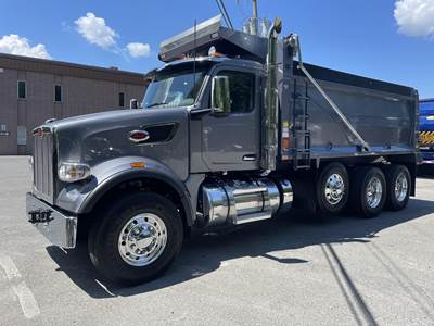 Peterbilt 567 Tri Axle Dump Truck - Cummins 565HP, 6 Speed Allison Rds Automatic