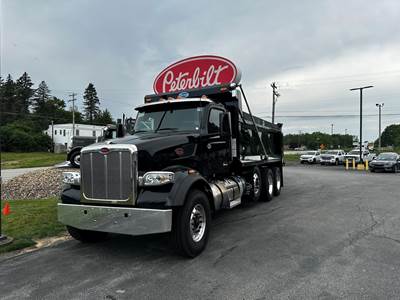 Peterbilt 567 Tri Axle Dump Truck - Cummins 500HP, 13 Speed Manual