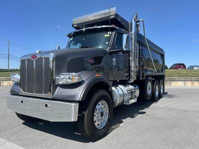 Peterbilt 567 Tri Axle Dump Truck - Cummins 565HP, 6 Speed Allison Rds Automatic, 18' Dump