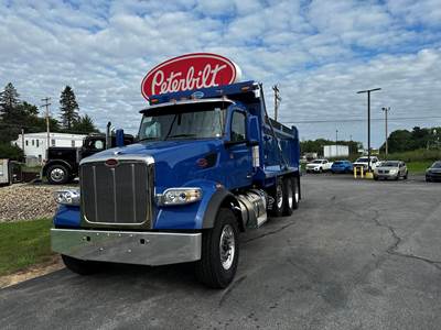 Peterbilt 567 Tri Axle Dump Truck - Cummins 500HP, 18 Speed Manual, 18' Dump