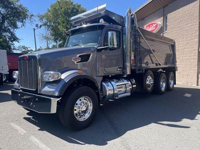 Peterbilt 567 Tri Axle Dump Truck - Cummins 565HP, 6 Speed Allison Rds Automatic