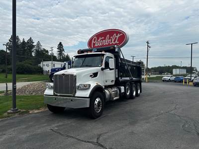 Peterbilt 567 Tri Axle Dump Truck - Paccar 485HP, 12 Speed Amt, 18' Dump