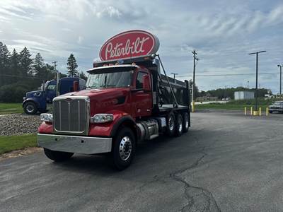 Peterbilt 567 Tri Axle Dump Truck - Paccar 485HP, 12 Speed Amt, 18' Dump
