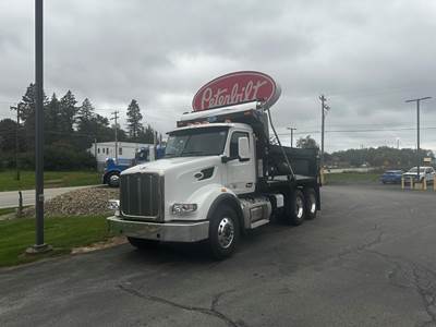 Peterbilt 567 Dump Truck - Paccar 485HP, 12 Speed Amt, 15' Dump