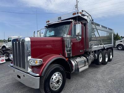 Peterbilt 589 Tri Axle Dump Truck - Cummins 565HP, 18 Speed Endurant Amt