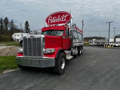 Peterbilt 589 Tri Axle Dump Truck - Cummins 565HP, 6 Speed Allison Rds Amt