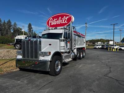 Peterbilt 589 Tri Axle Dump Truck - Cummins 565HP, 18 Speed Manual