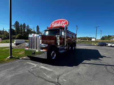 Peterbilt 589 Tri Axle Dump Truck - Cummins 565HP, 18 Speed Endurant Amt, 18' Dump