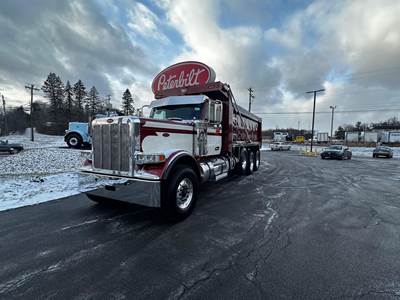 Peterbilt 589 Tri Axle Dump Truck - Cummins 605HP, 18 Speed Mdrive Hd Manual, 18' Dump
