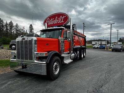 Peterbilt 589 Tri Axle Dump Truck - Cummins 565HP, 18 Speed Manual, 18' Dump
