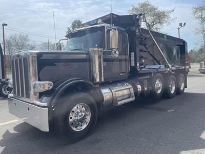 Peterbilt 589 Tri Axle Dump Truck - Cummins 565HP, 6 Speed Allison Rds Automatic