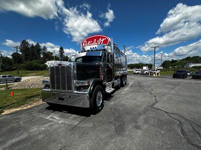 Peterbilt 589 Tri Axle Dump Truck - Cummins 565HP, 18 Speed Manual