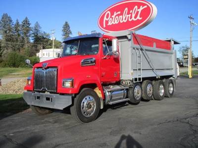 Western Star 4700 Quad Axle Dump Truck - Detroit 470HP, 10 Speed Manual, 17' Dump