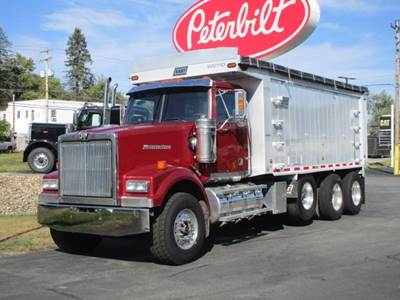 Western Star 4900 Tri Axle Dump Truck - Caterpillar 550HP, 18 Speed Manual, 19.5' Dump