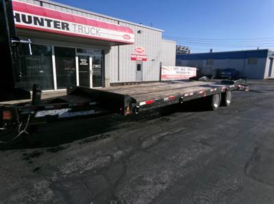 Eager Beaver 21x96 Steel Flatbed Trailer - Spring, Fixed Axle
