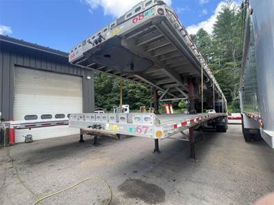 Reitnouer 48x102 Aluminum Flatbed Trailer - Air Ride, Sliding Spread Axle